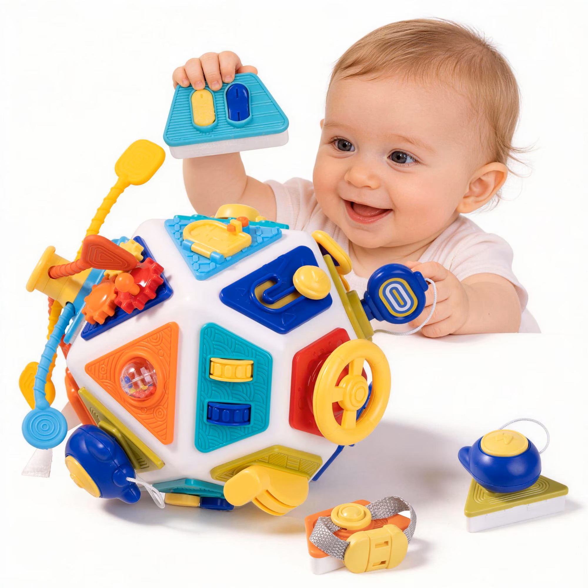Travel Accessories Baby - 22-in-1 Baby Busy Board Aktivitätswürfel Spielzeug